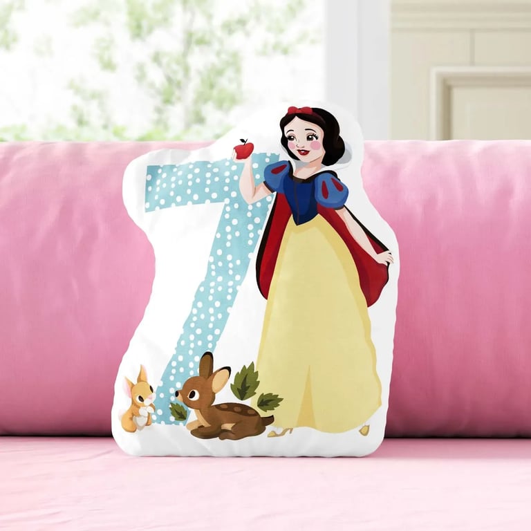 Almofada Mesversário 07 meses Princesas Disney