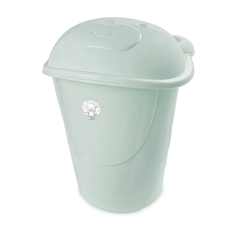 Cesto De Roupas Ursinho Verde