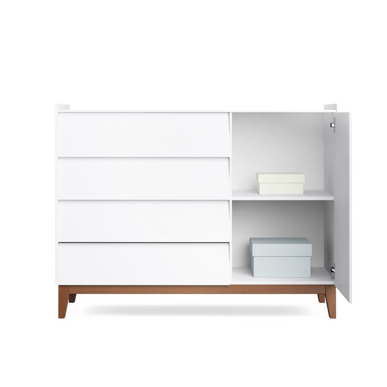 Cômoda Infantil Branco com Porta Nordic — vista alternativa