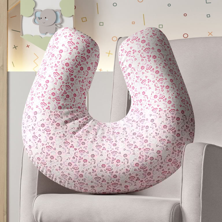 Almofada Amamentação Floral Liberty Rosa — vista alternativa