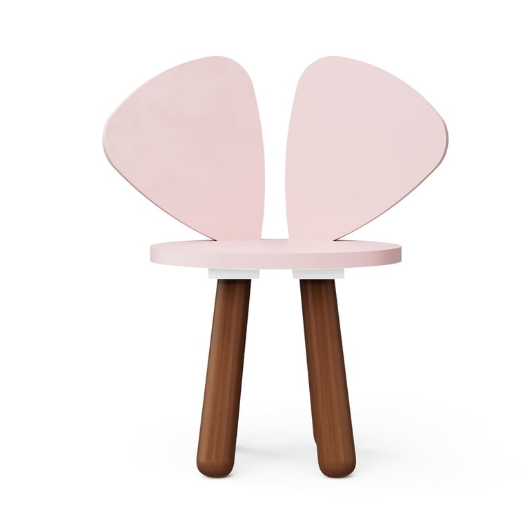 Cadeira Infantil Branco Orelhinhas Auau — vista alternativa