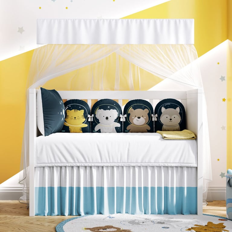 Kit Berço Amiguinhos Astronautas — vista alternativa