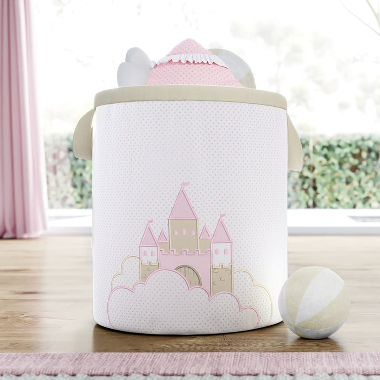 Cesto Organizador para Brinquedos Castelo 35cm