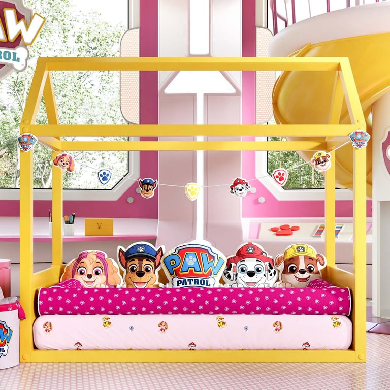 Edredom de Mini Cama Patrulha Canina