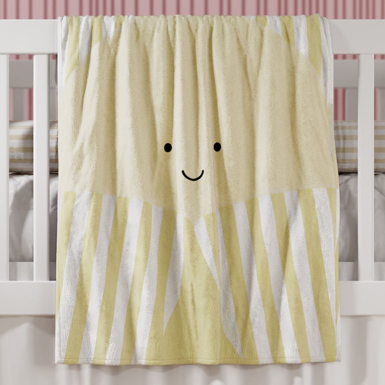 Manta Bebê Tricot Amiguinha Bananinha 1m