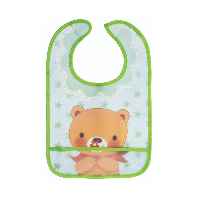 Babador com Bolso New Look Ursinho Verde