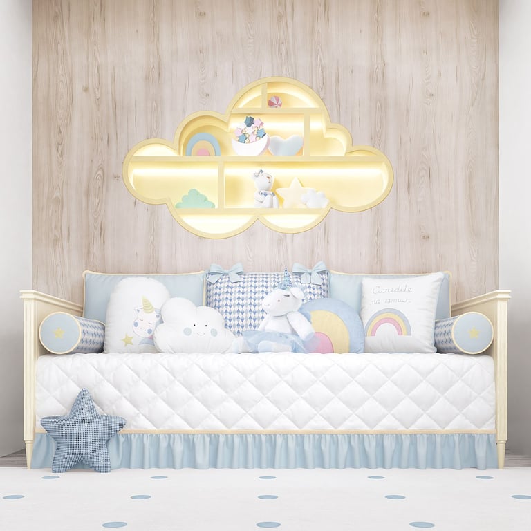 Kit Cama Babá Amiguinhas Unicórnio