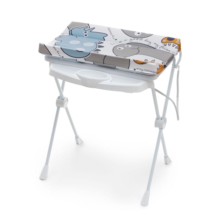 Banheira com Trocador, Suporte e Assento Redutor Dino