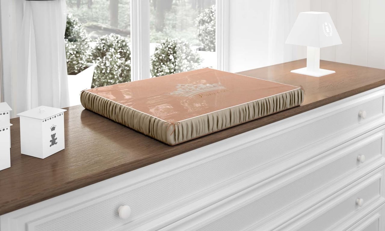 Trocador de Fraldas Princesa Rosé Premium — vista alternativa