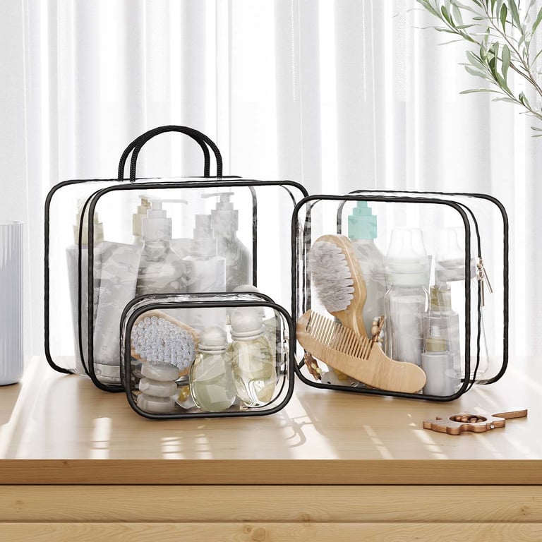 Kit Necessaire Impermeável Viagem Preto