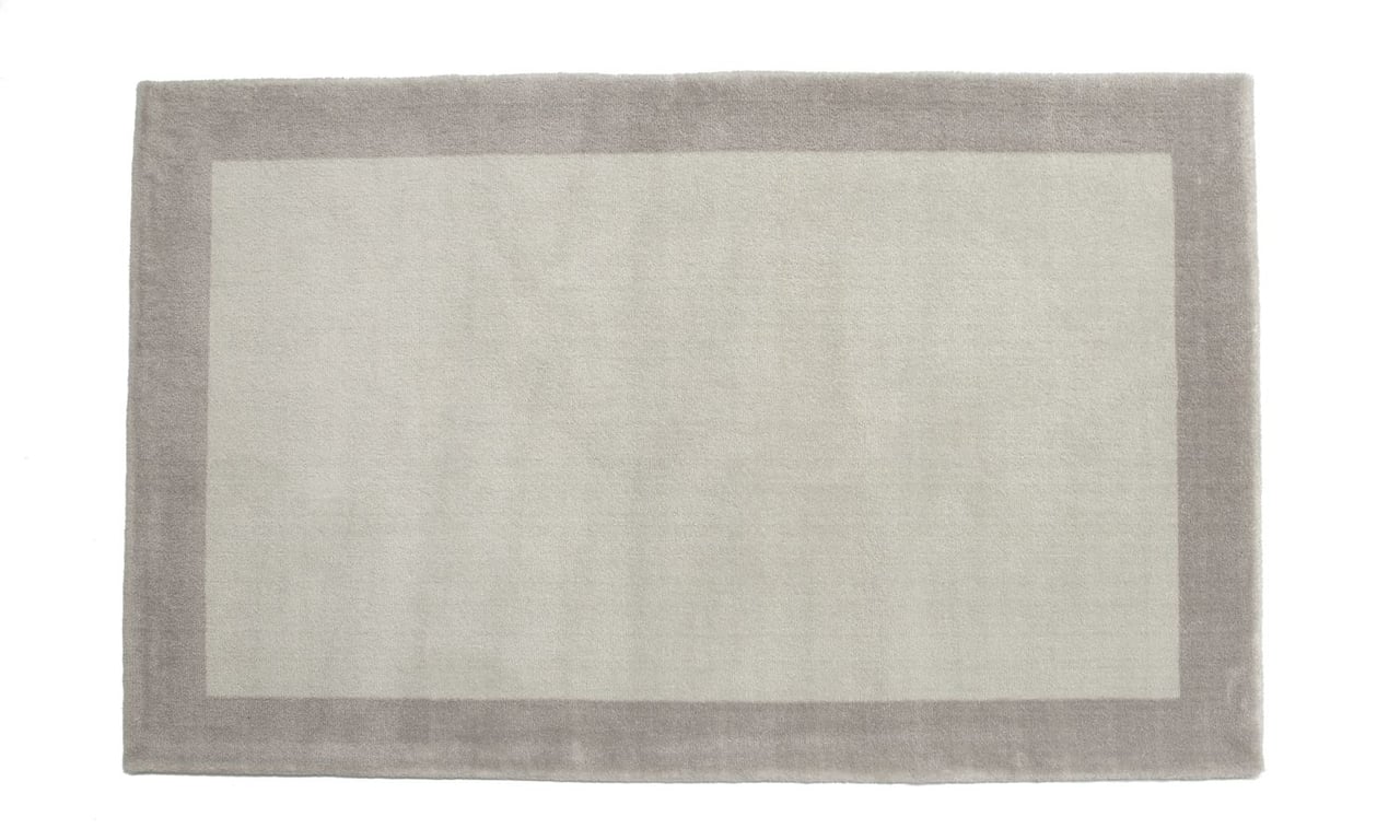 Tapete Retangular Azul Moldura Marinho 1,50m