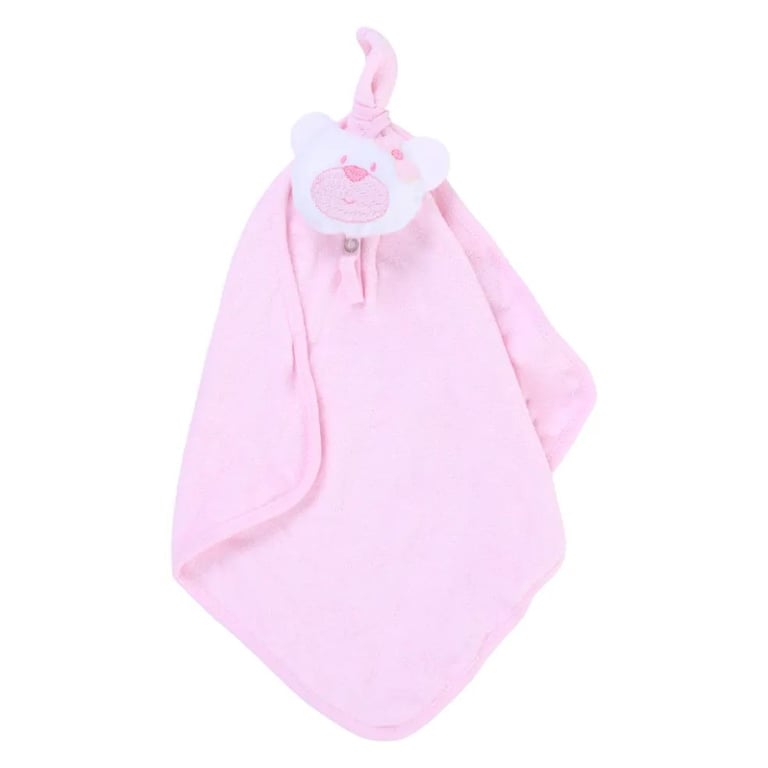 Naninha Pelúcia Bambi com Prendedor de Chupeta Amarela