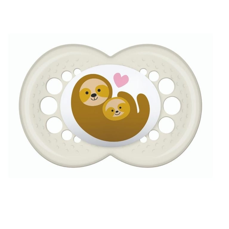 Chupeta Sayings (6M+) Dupla Neutra — vista alternativa