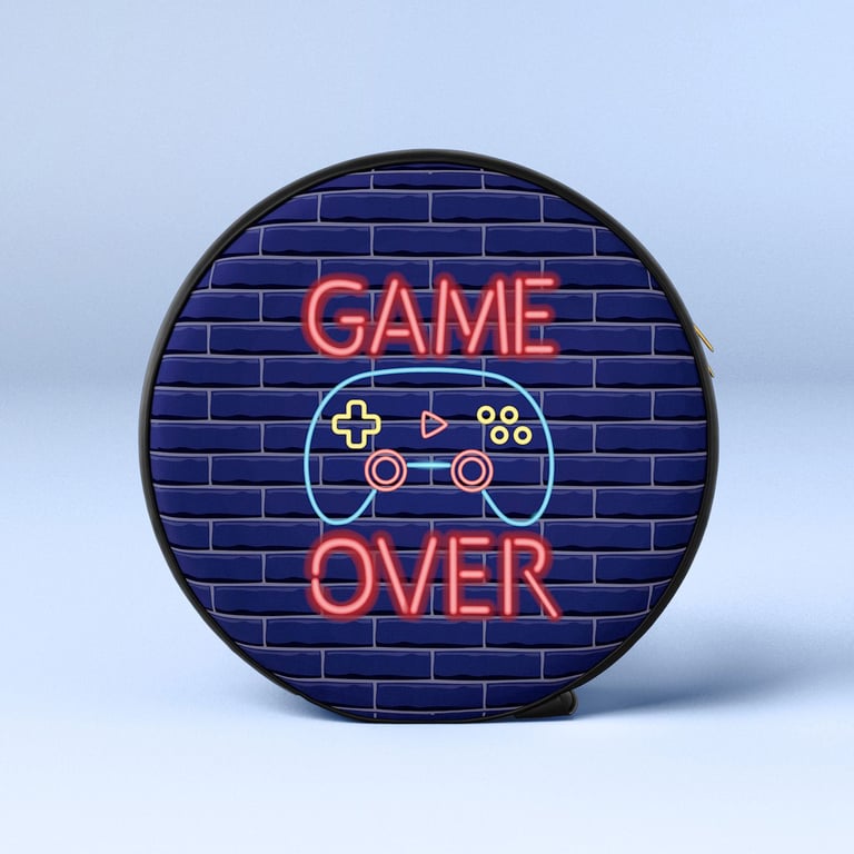 Necessaire Game Over 32cm