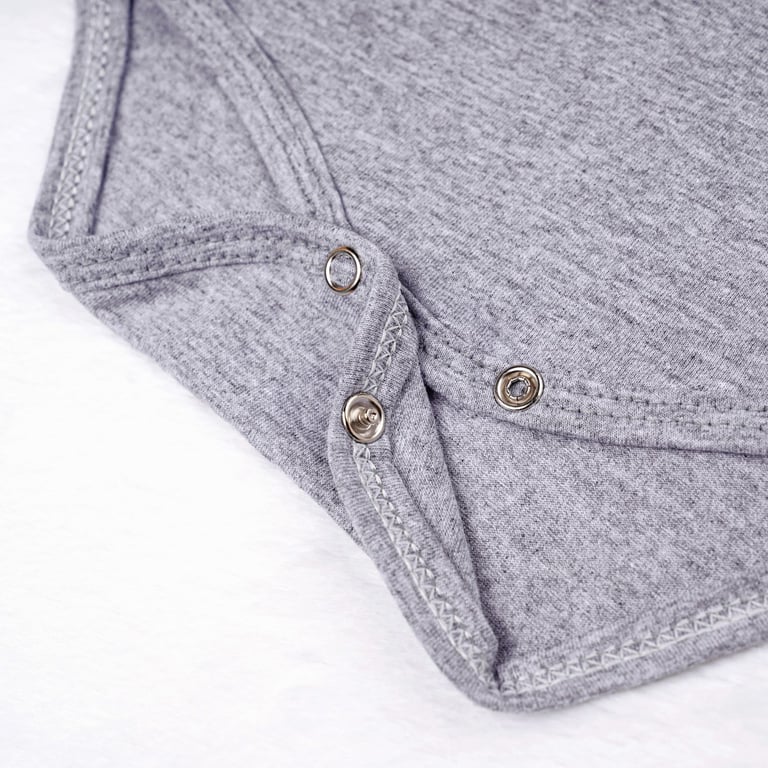 Body Manga Curta Baby Basics Azul Bebê