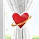 Prendedor de Cortina Coração Espacial - imagem 2