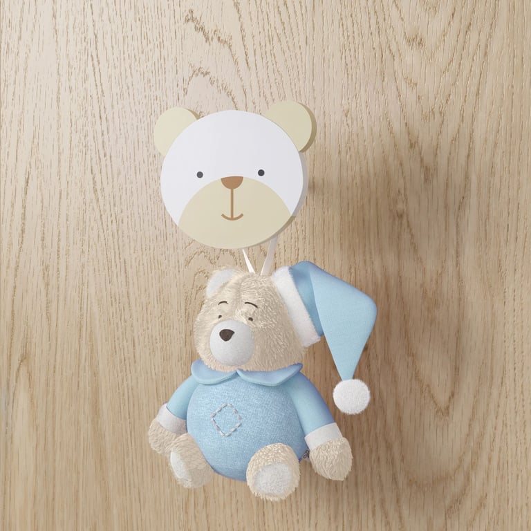 Lembrancinha Maternidade Urso Petit Soneca Azul