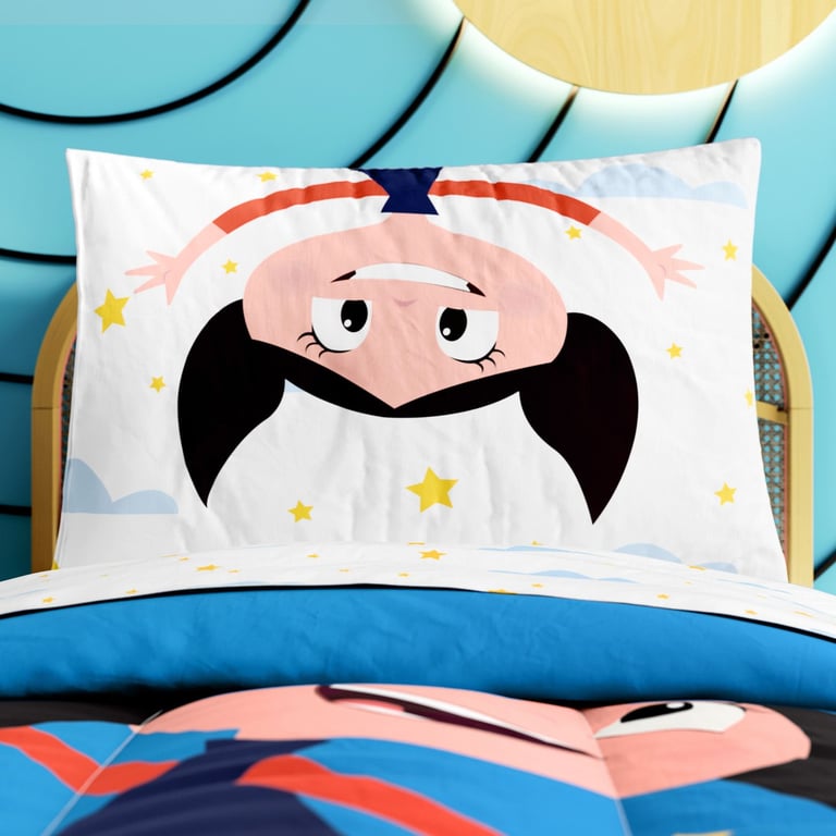 Fronha de Travesseiro Infantil O Show da Luna Espacial