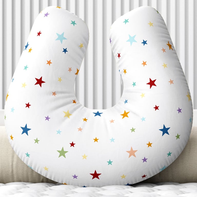 Almofada Amamentação Estrela Estrelinha Colorida