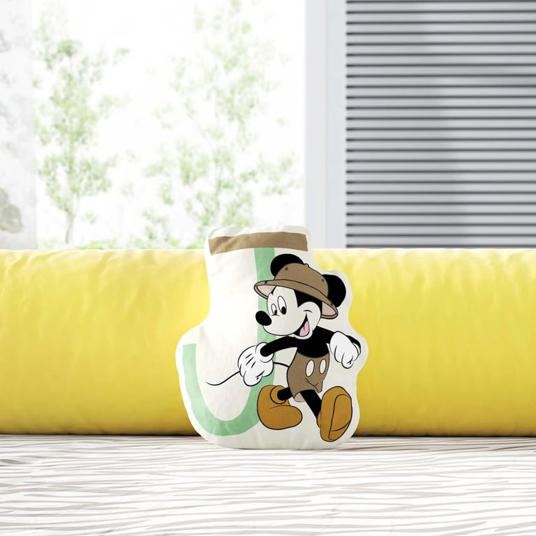 Almofada Mickey Mouse Safári Letra J 20cm — vista alternativa