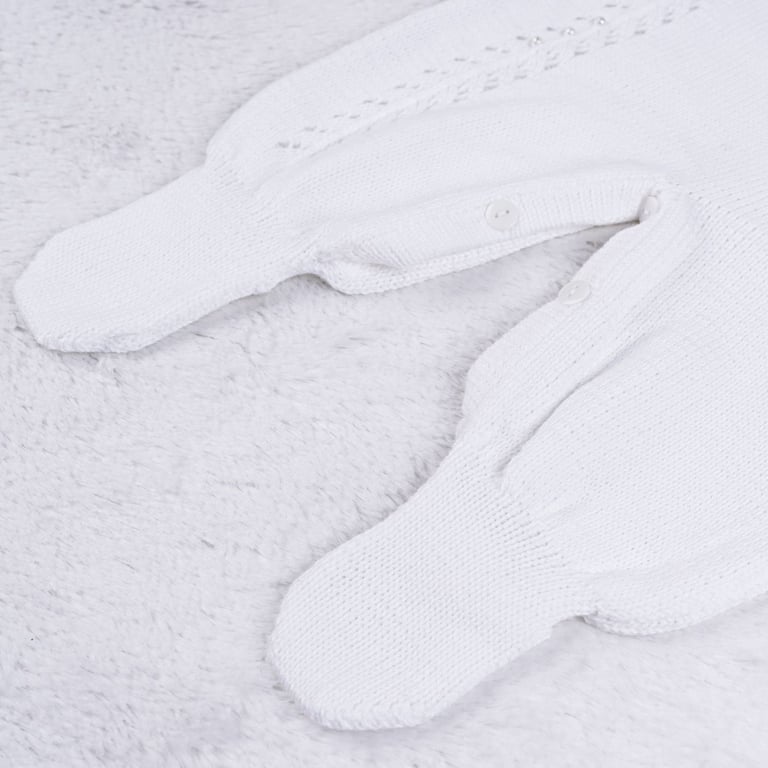 Macacão Tricot Espinha de Peixe com Pérola Amarelo