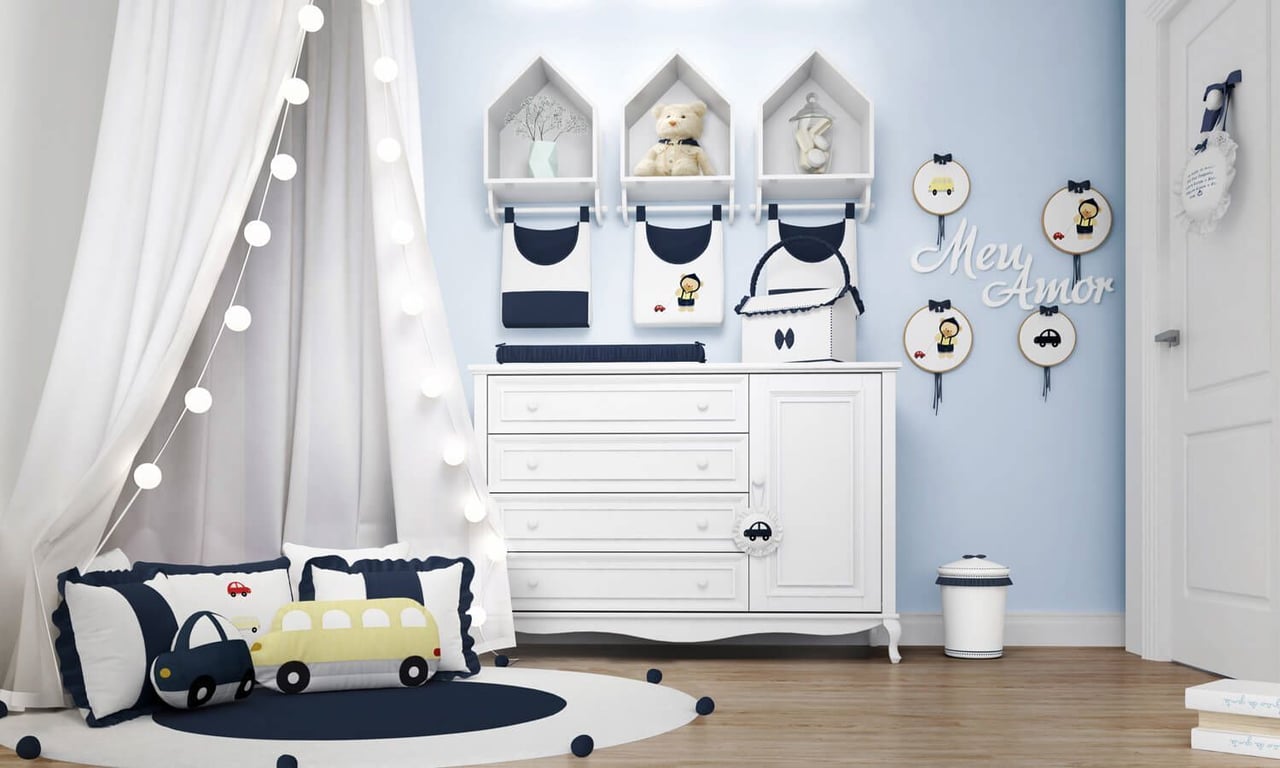 Porta Fraldas Ursinho Bebê — vista alternativa