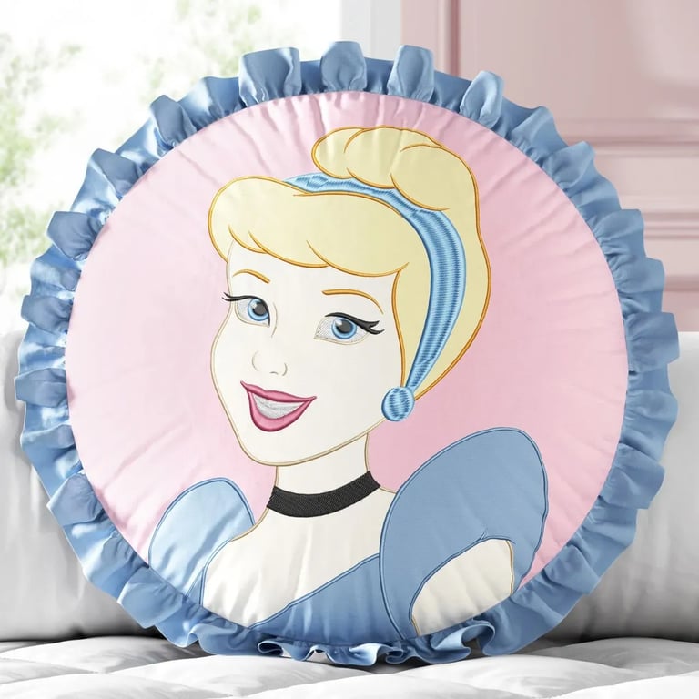 Almofada Redonda Cinderela — vista alternativa