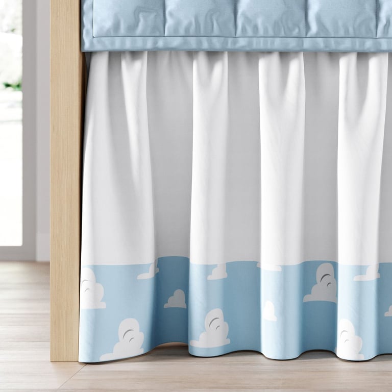 Saia de Berço Barra Nuvem Toy Story