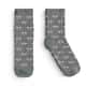 Kit Meia Tal Pai Tal Filhos Trocapé Coala e Folhas Cinza 6 Pares Tam 13/20, 25/28 e 39/43 - imagem 5