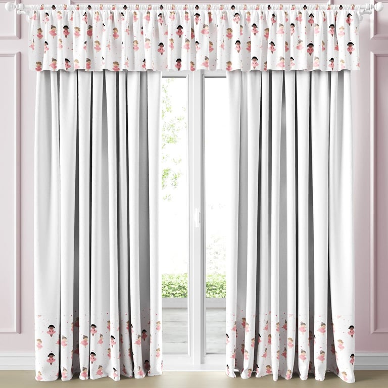 Cortina Infantil e Bebê Bailarinas Baby