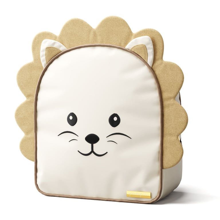 Mochila Maternidade Amiguinho Leão com Orelhinha 36cm — vista alternativa