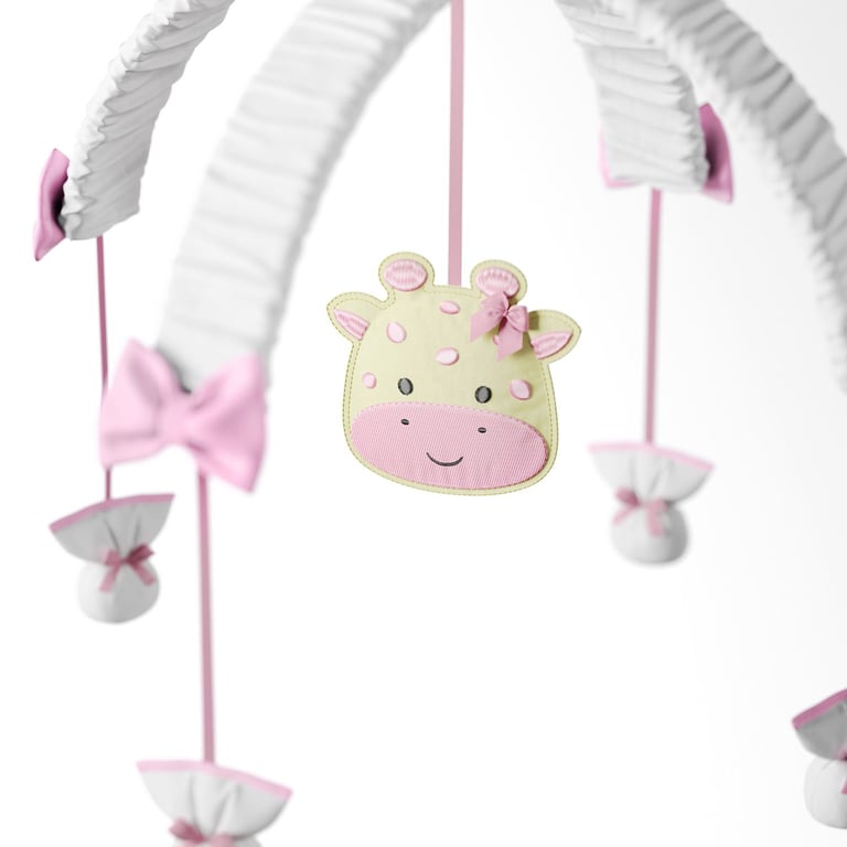 Móbile Amiguinha Girafa Rosa