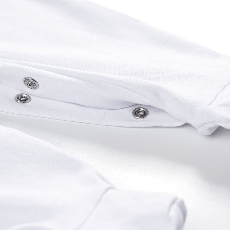 Macacão Longo Bordado Coração Branco — vista alternativa