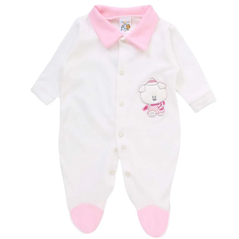 Macacão Longo Kamule em Suedine com Bordado Sortido