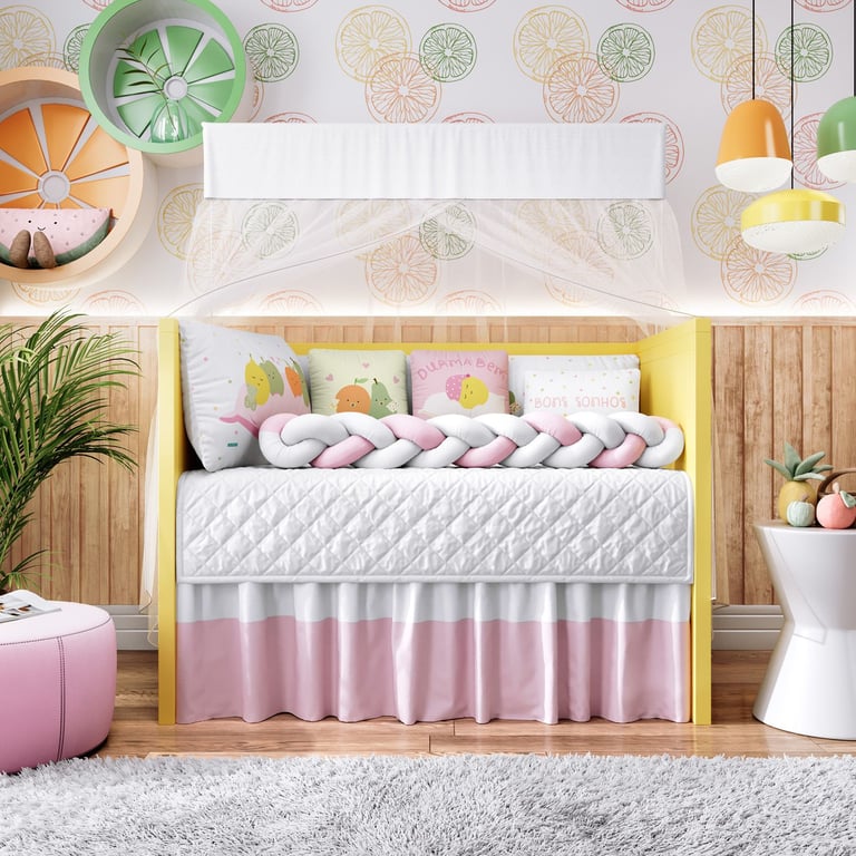 Kit Berço Trança Frutinhas Poá — vista alternativa