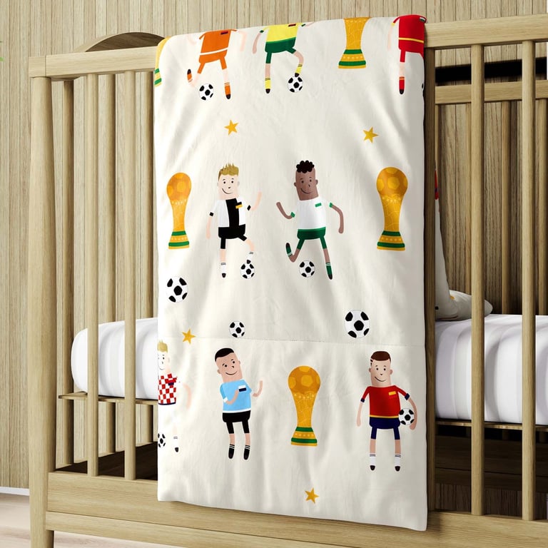 Edredom de Berço Seleções do Mundo