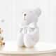 Urso Branco com Laço Cetim 42 cm - imagem 2