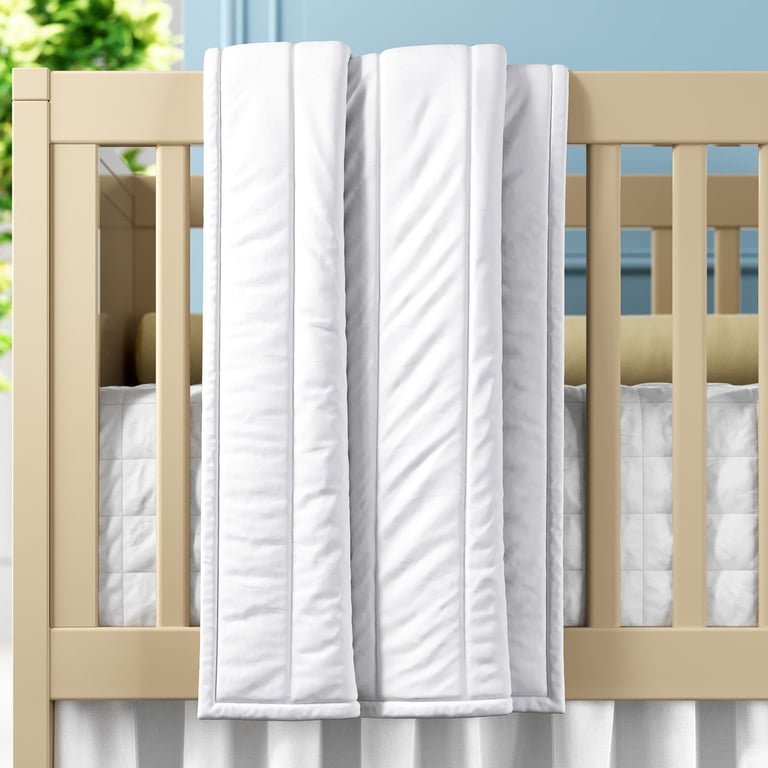 Edredom de Berço Elegance Branco