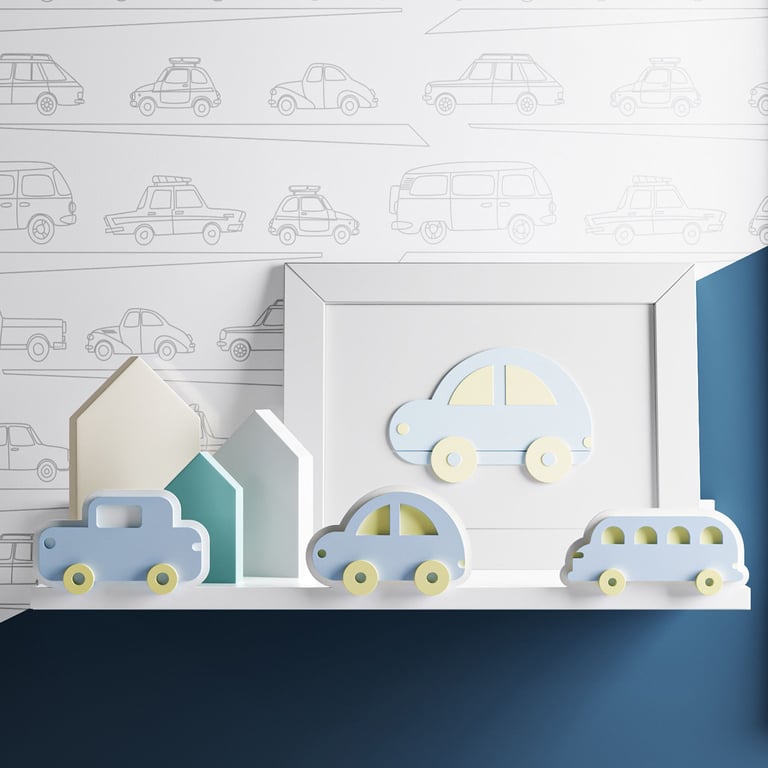 Prateleira MDF Carrinhos — vista alternativa