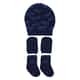 Kit Touca, Luva e Meia Aviãozinho Azul Marinho - imagem 1