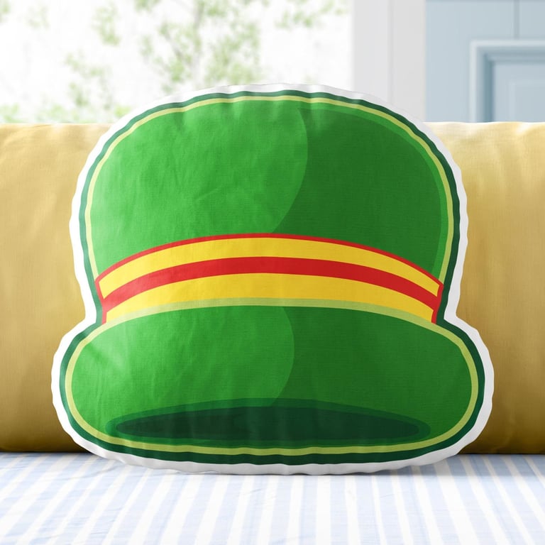 Almofada Chapéu de Palhaço Verde Patatá