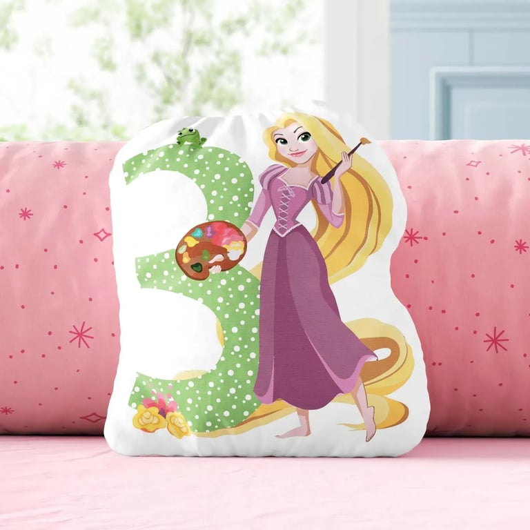 Almofada Mesversário 03 meses Princesas Disney