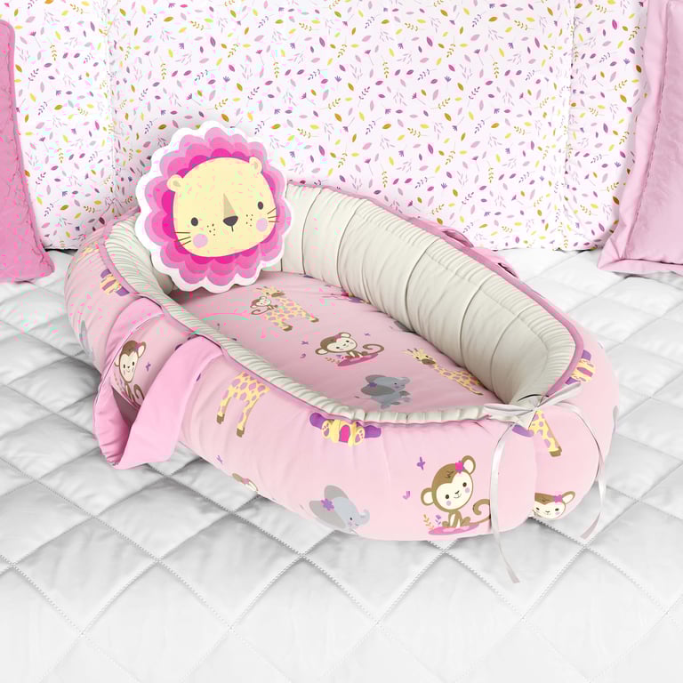 Ninho para Bebê Redutor de Berço Leão Selva Baby 80cm