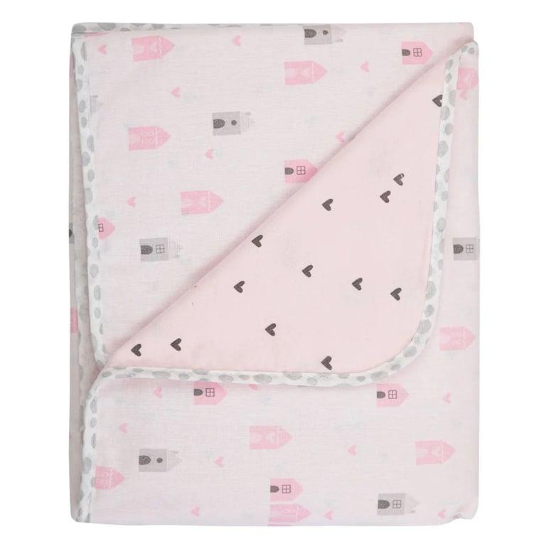 Manta Dupla Face Papi Casinha 80cm