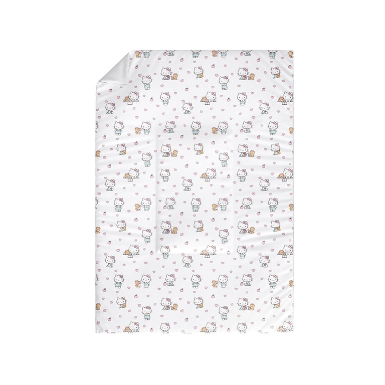 Edredom de Berço Hello Kitty Branco