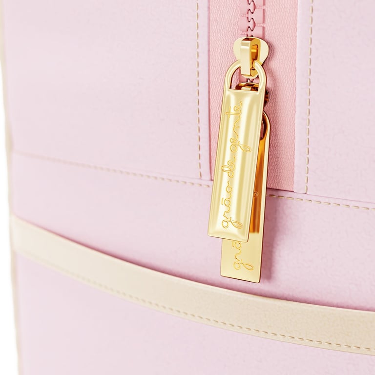 Mochila Maternidade Nuvem Rosa 36cm