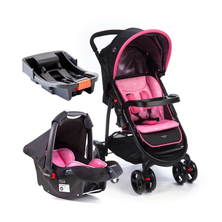 Carrinho de Bebê Travel System Nexus 3.0 Trio Preto