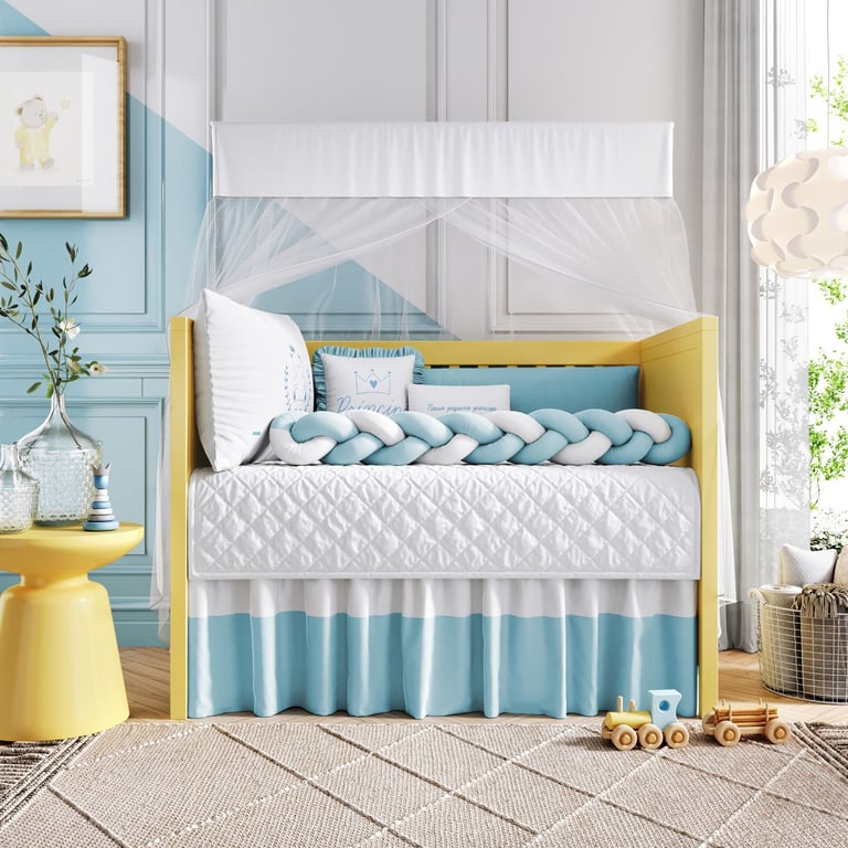 Kit Berço Trança Teddy Príncipe Azul — vista alternativa
