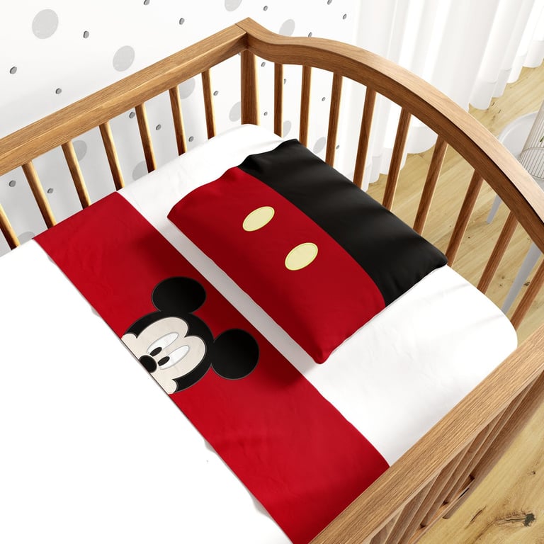 Jogo de Lençol Berço Amiguinho Mickey Mouse 3 Peças — vista alternativa
