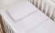 Jogo de Lençol Mini Berço Bico Flor Branco - imagem 1